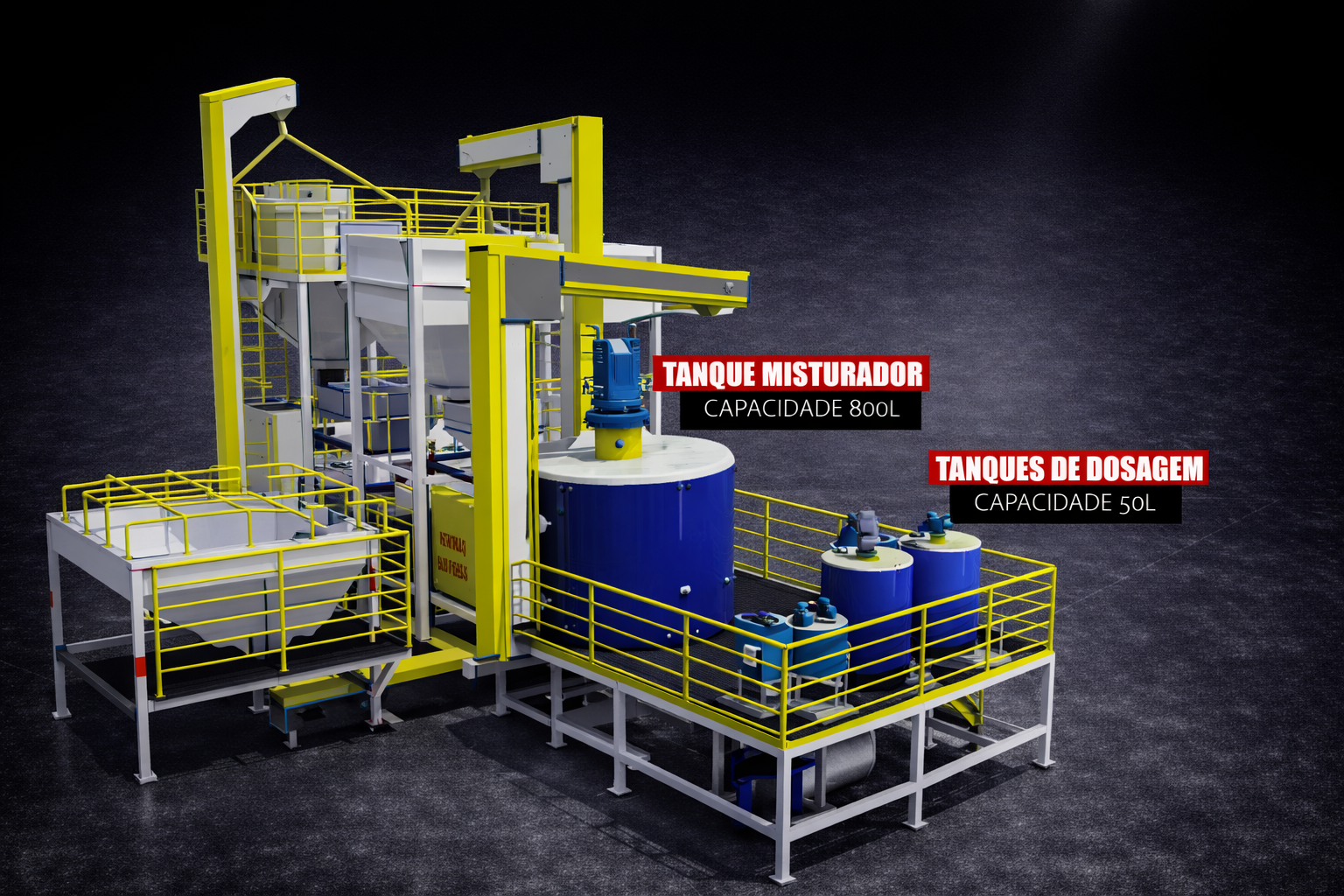 PROJETO TRATAMENTO LINHA COMPLETA PARA TRATAMENTO DE SEMENTES