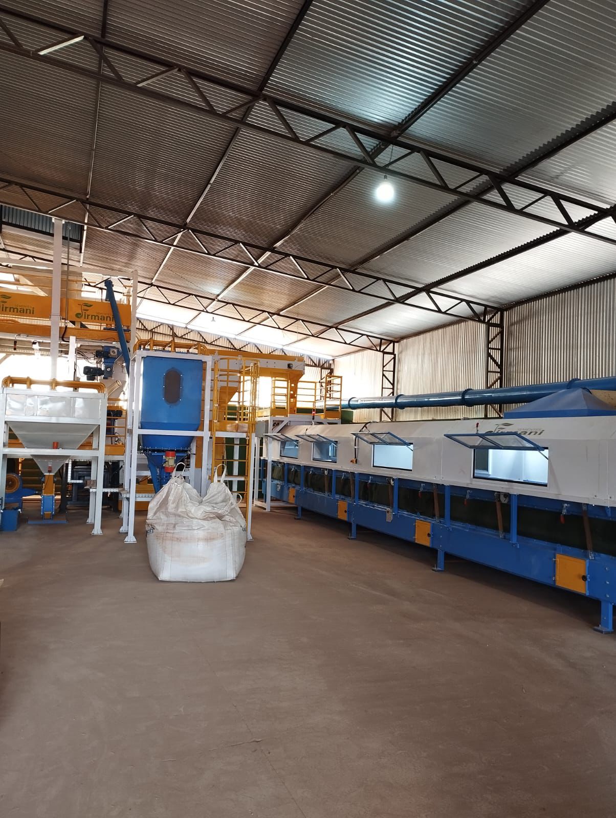 Modulo de revestimento NEWMAQ instalado na fabrica