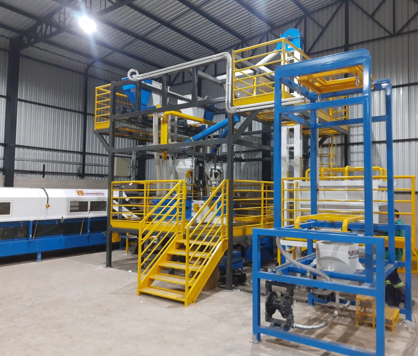 Tambor de revestimento industrial NEWMAQ